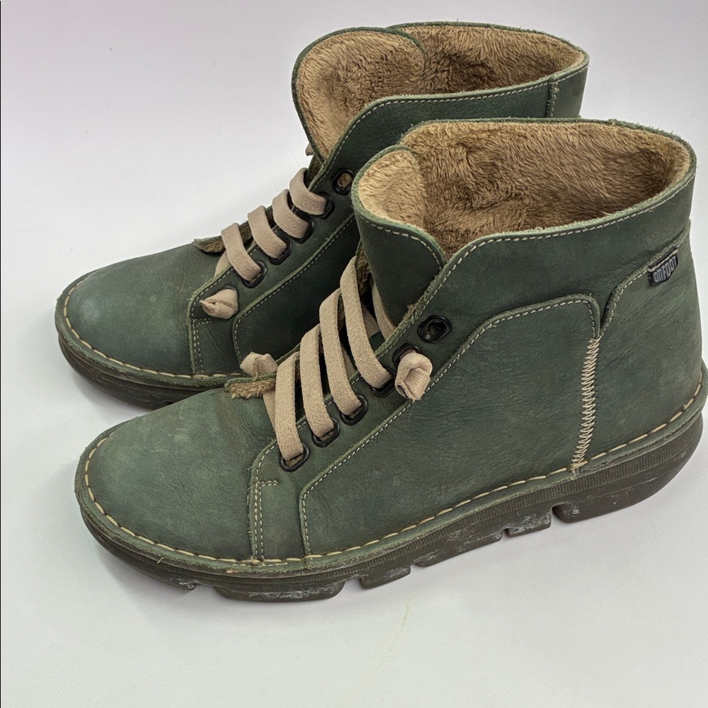 Olive Green Sneaker Boots by OnFoot